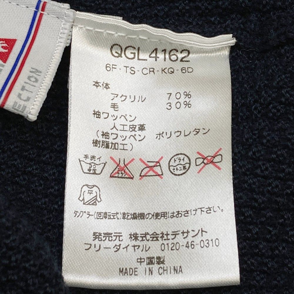 サイズ：L LECOQ GOLF ルコックゴルフ ハーフジップ 長袖ニットT