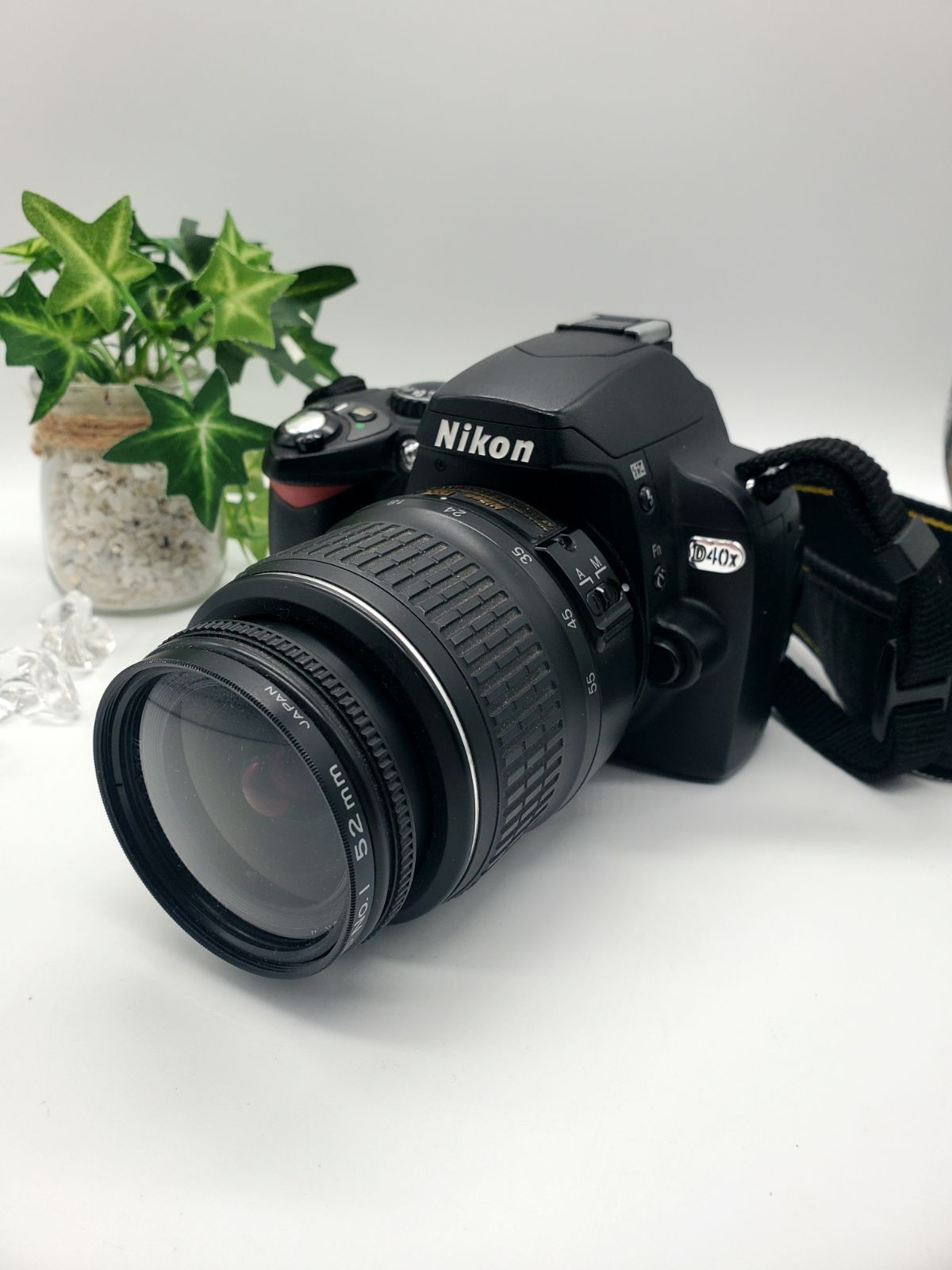 Nikon D40X☆スマホに転送OK シンプル機能一眼レフ - メルカリ