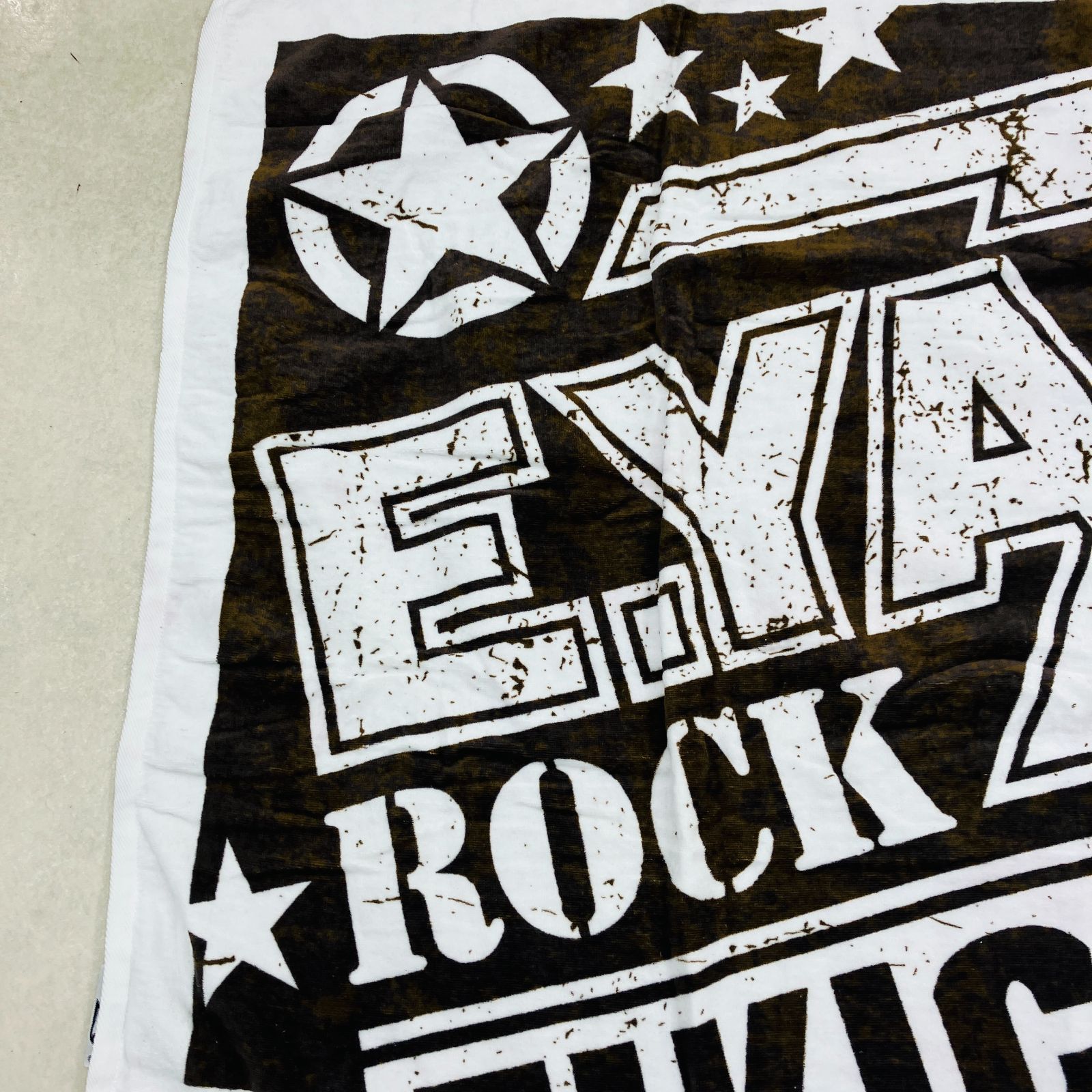 A【保管品】矢沢永吉 スペシャルビーチタオル 永ちゃん E.YAZAWA