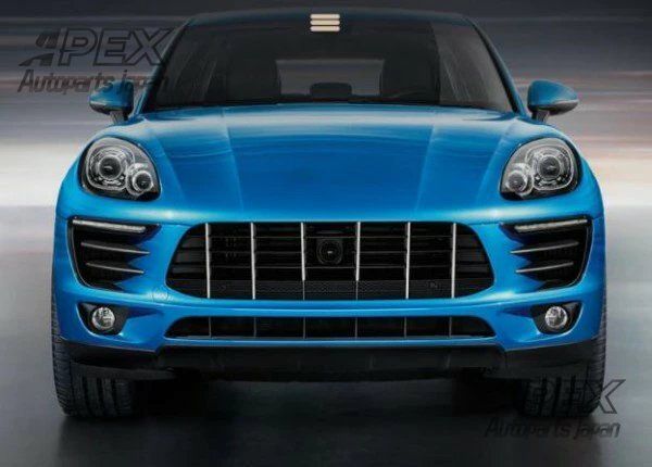 ◆ポルシェ マカン 2014-2018年 フロントグリル カバー フロントパネル トリム ガーニッシュ 外装ガーニッシュ