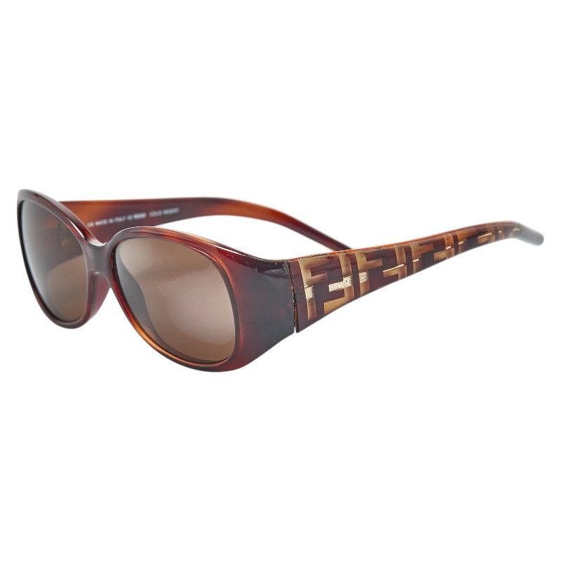 フェンディ ズッカ FS407 ブラウン プラスチック レディース FENDI 1-0211360