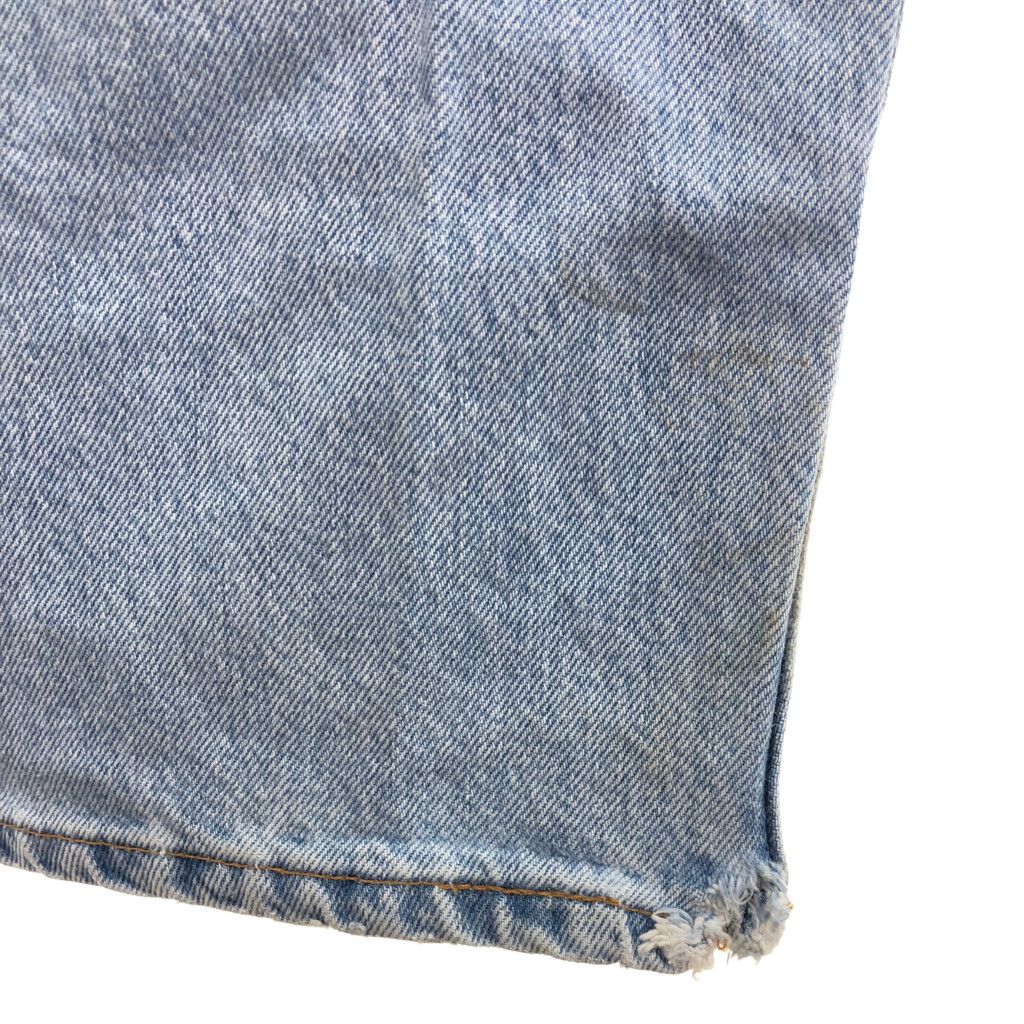 90年代 USA製 Levi's リーバイス 550 リラックスフィット デニムパンツ ボトムス アメカジ ブルー (メンズ 34×34) 中古 古着  P7043