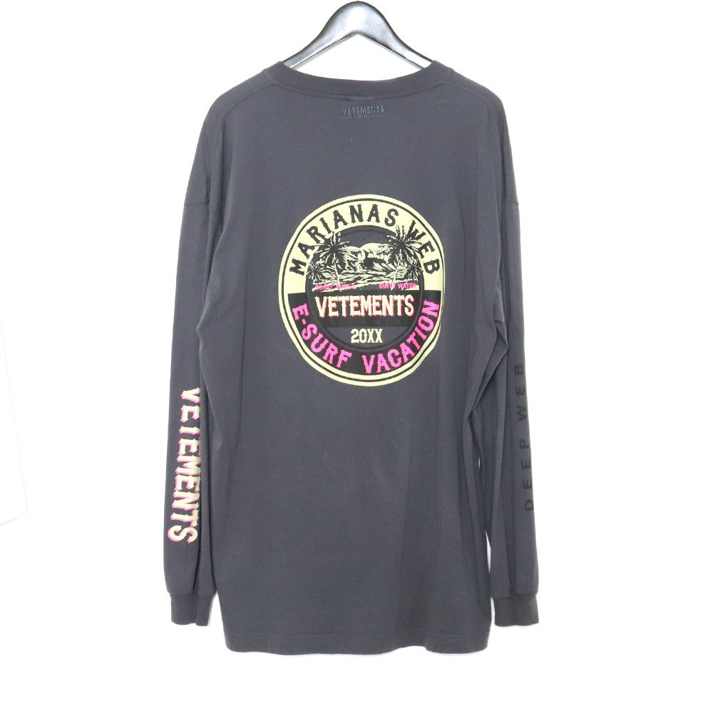 トップス VETEMENTS 19AW Marianas Web Tee VETEMENTS 19AW Marianas Web L/S Tee - メルカリ