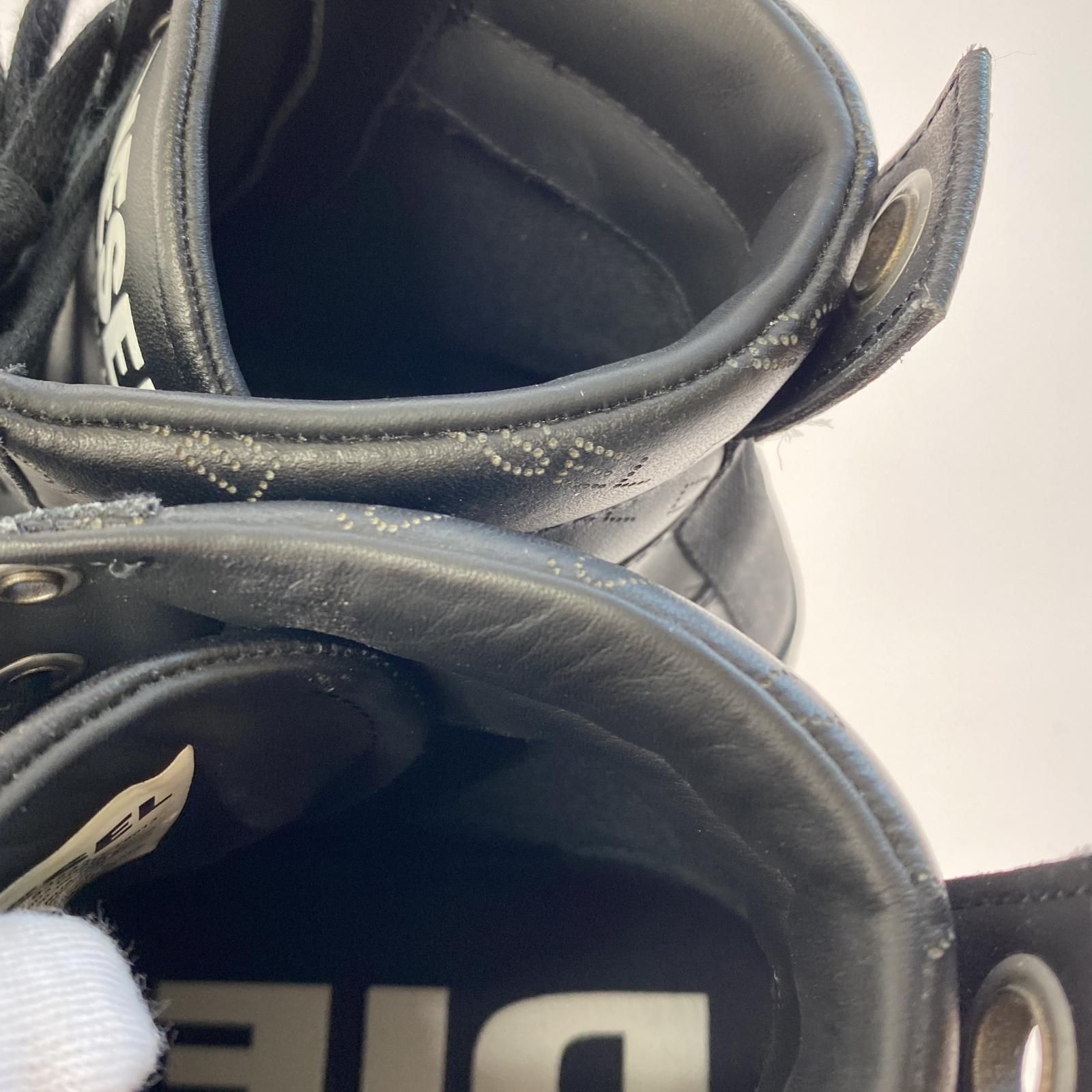 DIESEL ディーゼル S-RUA MIDスニーカー size27cm/ブラック メンズ