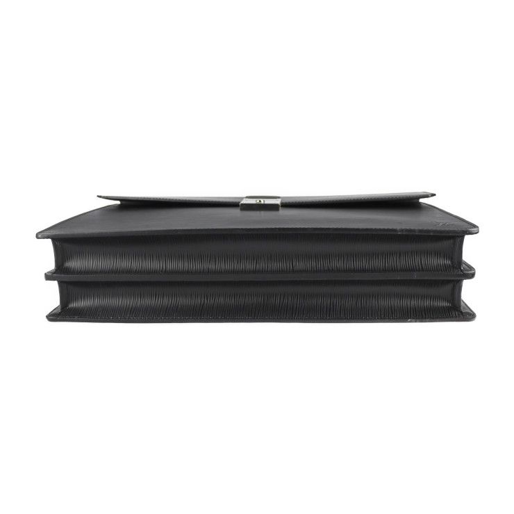 ルイヴィトン エピ ノワール レザービジネスバッグ ハンドバッグ ブラック LOUIS VUITTON ルイ ヴィトン ビジネスバッグ M54541 エピレザー
