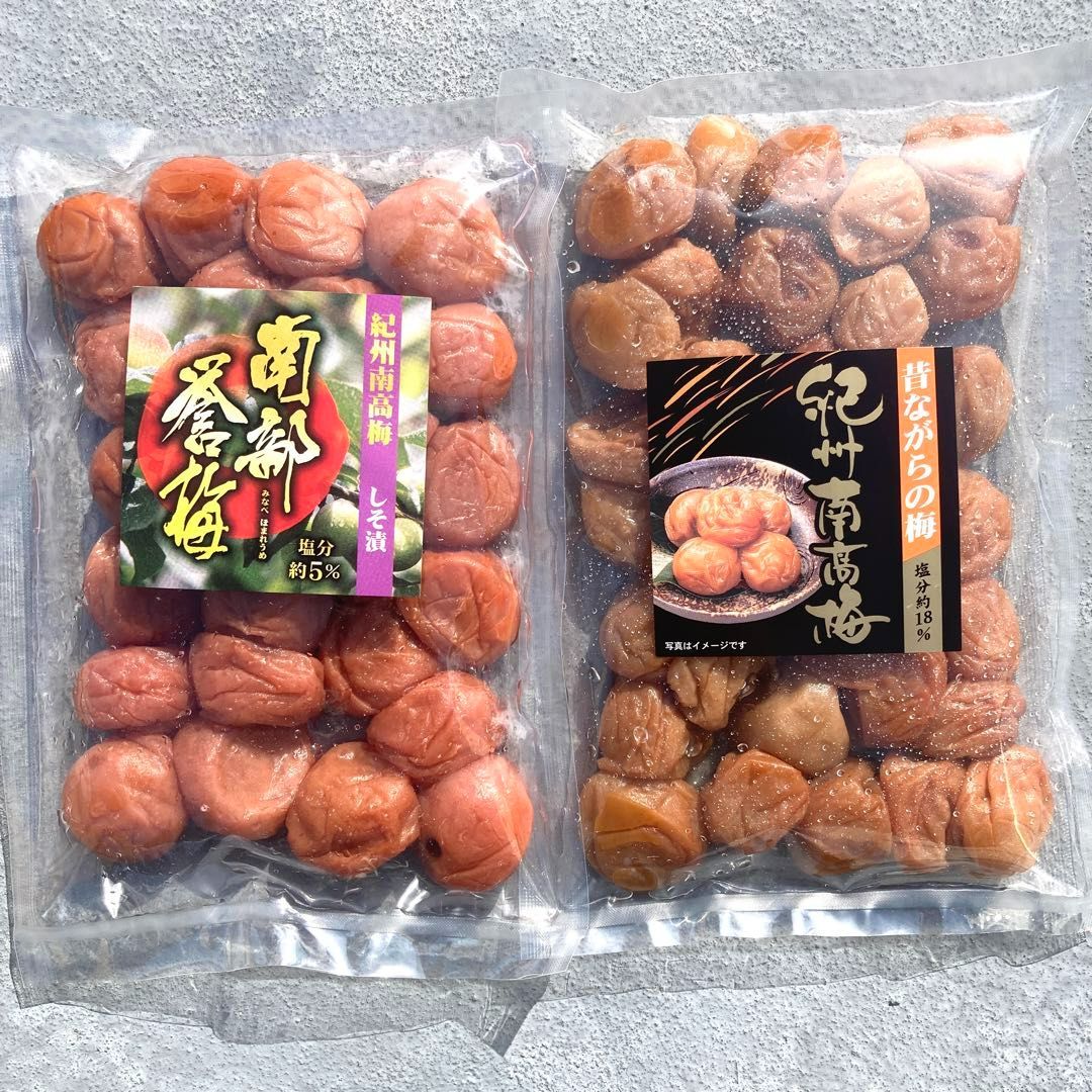 2【☆900g☆ 紀州南高梅 しそ漬け・ 白干し 2種セット】紀州南高梅 梅干し 梅干 漬物 梅 和歌山 つぶれ梅 おにぎり お弁当 梅肉 - メルカリ