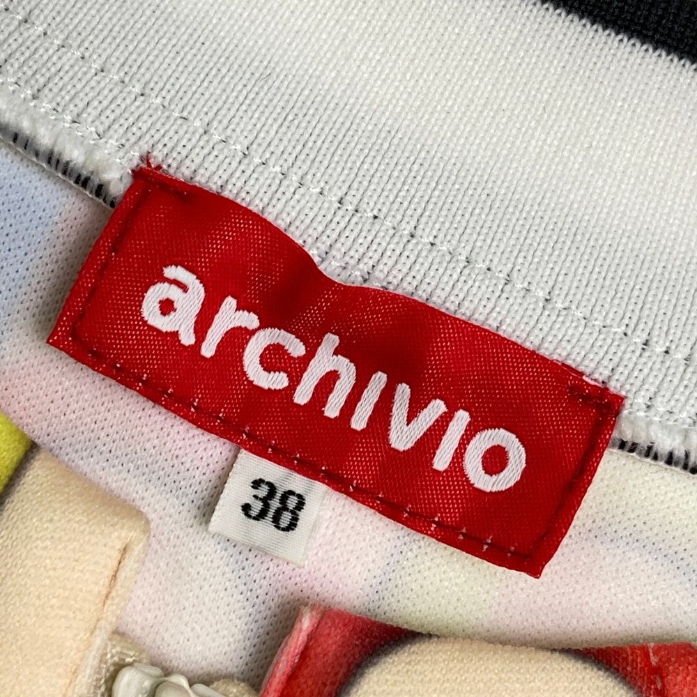 サイズ：38 ARCHIVIO アルチビオ ; トラックジャケット ベージュ系