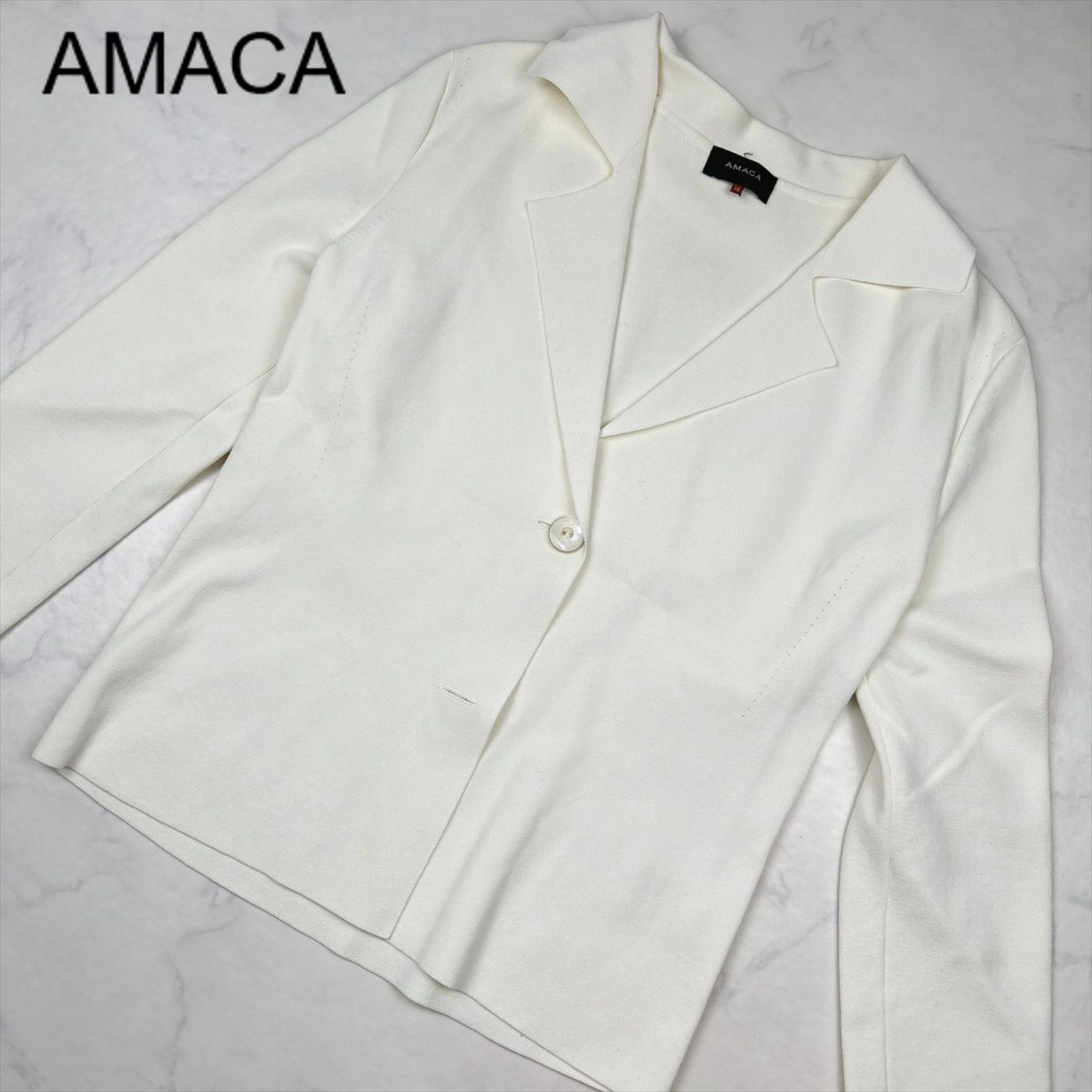 未使用に近い】AMACA アマカ アウター 38 - メルカリ