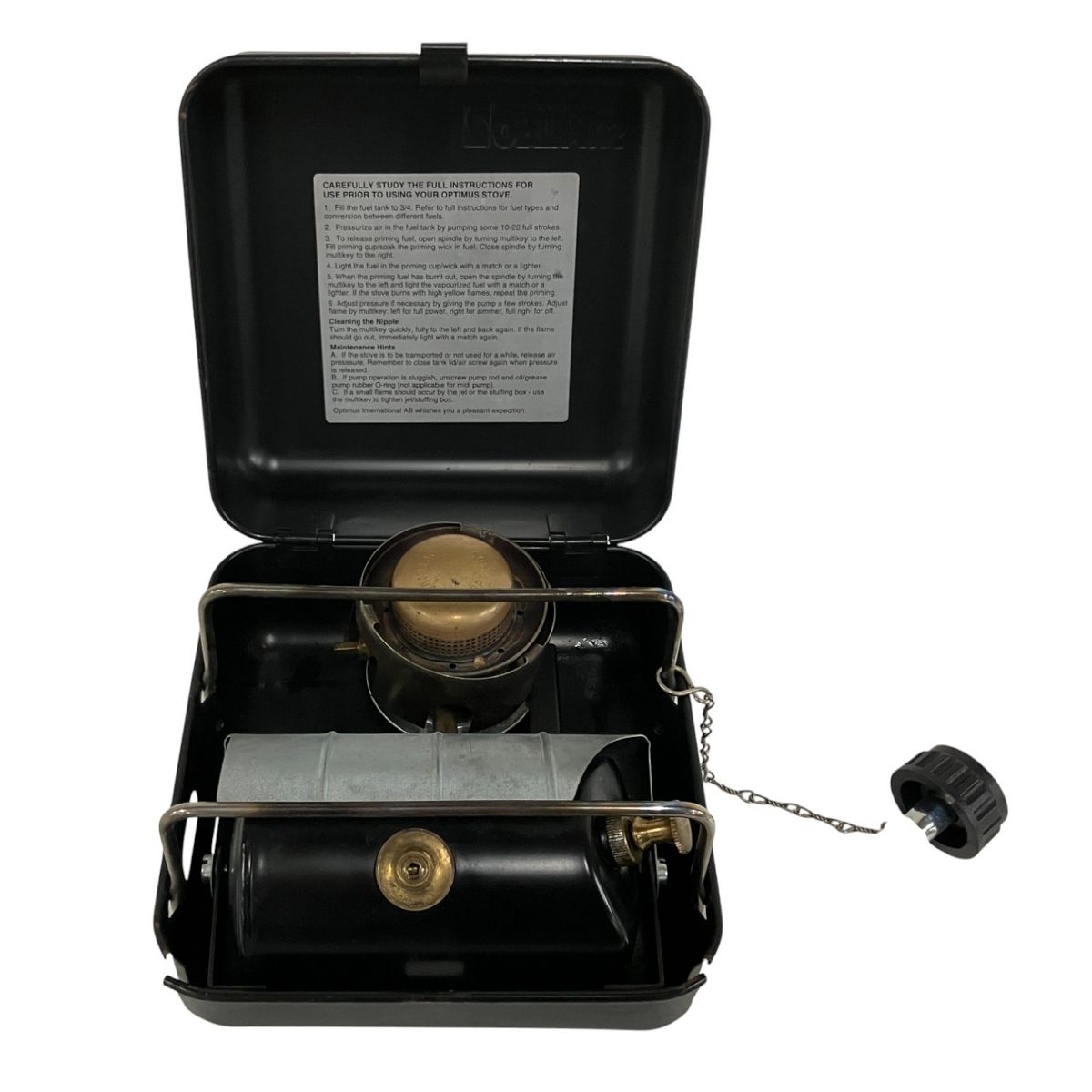 Optimus オプティマス ガソリン シングルバーナー アウトドア ギア キャンプ ジャンク B10449721
