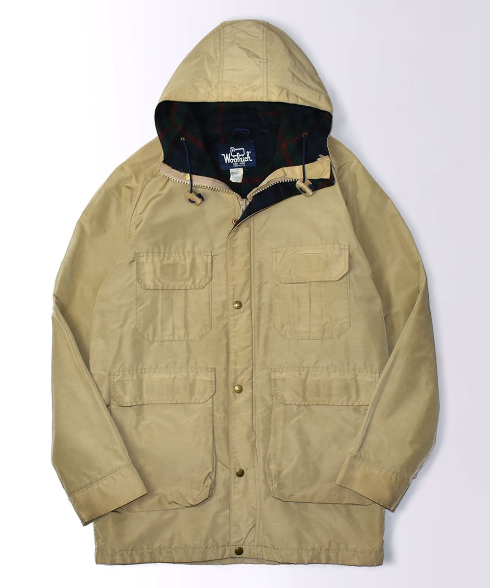 80's USA製 WOOLRICH ウールリッチ 60/40クロス マウンテンパーカー M 