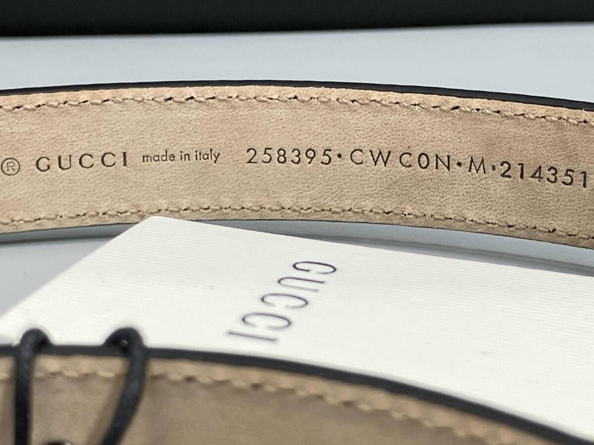 ★正規品　美品★GUCCI レザーベルト　Gマーク 楽天市場】GUCCI グッチ Gバックル レディースベルト レザー 黒