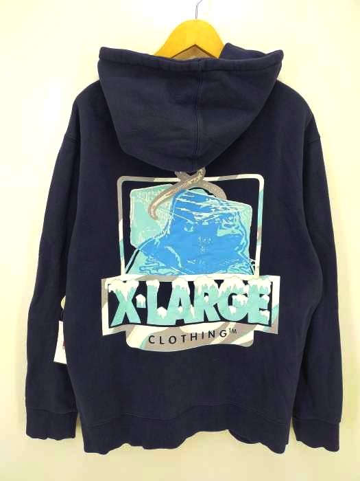 割引購入 XLARGE ジップアップ ボーダーパーカー Mサイズ econet.bi