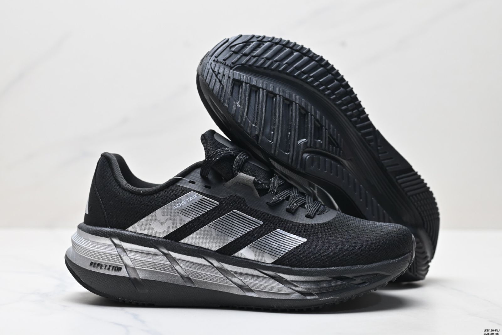 Adidasアディダス新モデルメンズマラソン耐摩耗クラシックランニングシューズ-MM輸入1