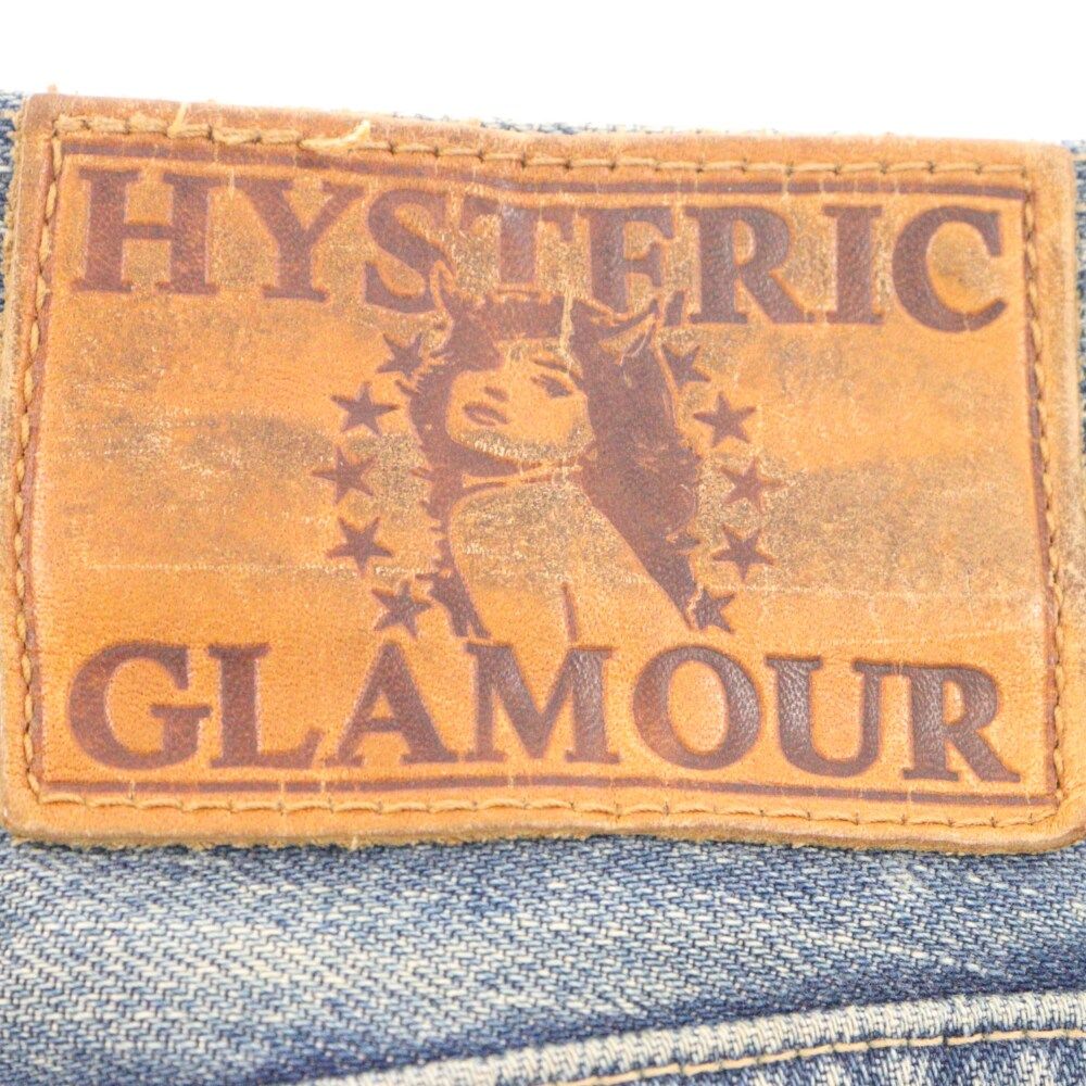 HYSTERIC GLAMOUR (ヒステリックグラマー) ヴィンテージリペア加工スキャブリメイクデニムパンツ 4AP-2122