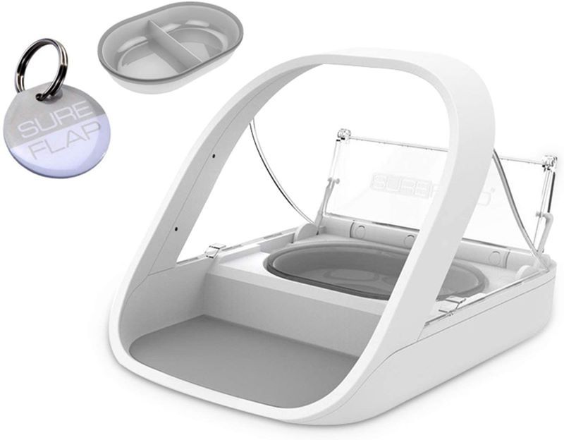 Surefeed 自動フィーダー マイクロチップ インテリジェント識別 盗難防止 猫 ねこネコ 小型 犬 ペット用品