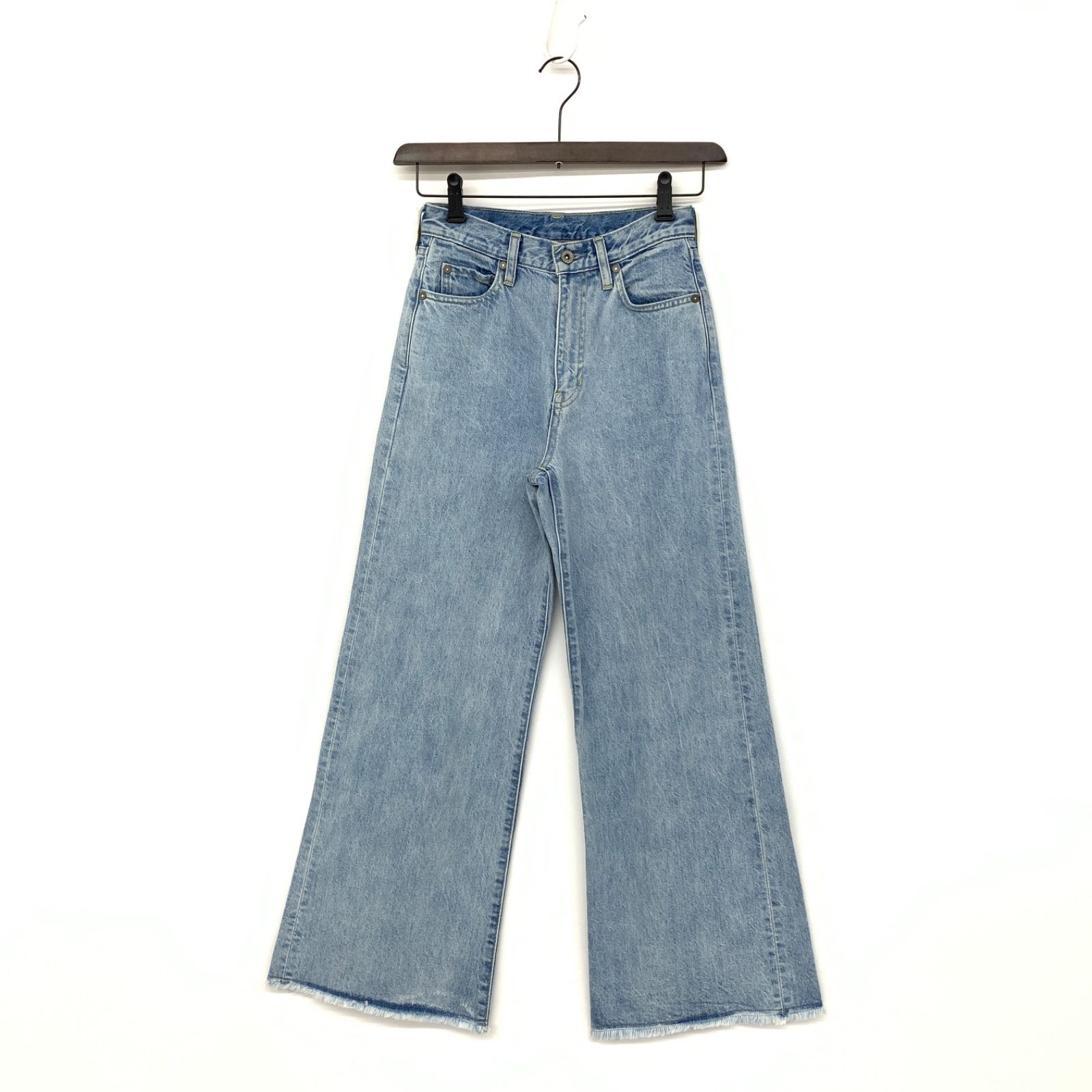 スピックアンドスパン Spick and Span 5 1/2BUGGY-LINE MAXI DENIM