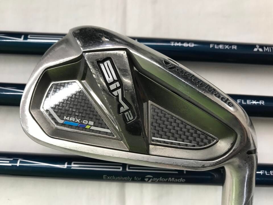 【即納】SIM2 MAX・OS | R | TENSEI BLUE TM60(SIM2) | 中古 | アイアンセット | テーラーメイド