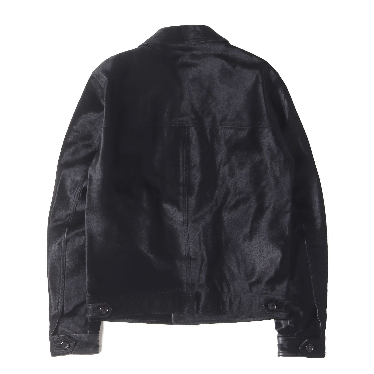 可愛い Rags McGREGOR ラグスマックレガー ジャケット ファージャケット ブラック 黒 アウター ブルゾン 上着 メンズ 高品質保証!