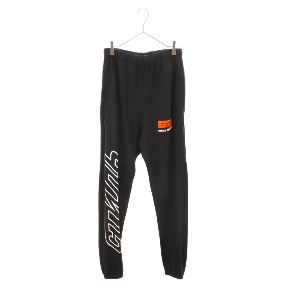 HERON PRESTON (ヘロンプレストン) 19SS ロゴ刺繍 ドローストリング