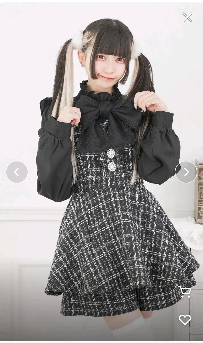 ツイードワンピース 量産型 地雷系 ワンピース 服 y2k ファッション ガーリー ロリータ 推し活 ヲタク サブカル 個性派 原宿 韓国 ミニワンピース 重ね着風 リボン ブラウスワンピース ミニワンピース フレアワンピース ビッグリボン 春 秋 冬 長袖 ツイードワンピース ツイードワンピ ミニワンピース 量産型 地雷系