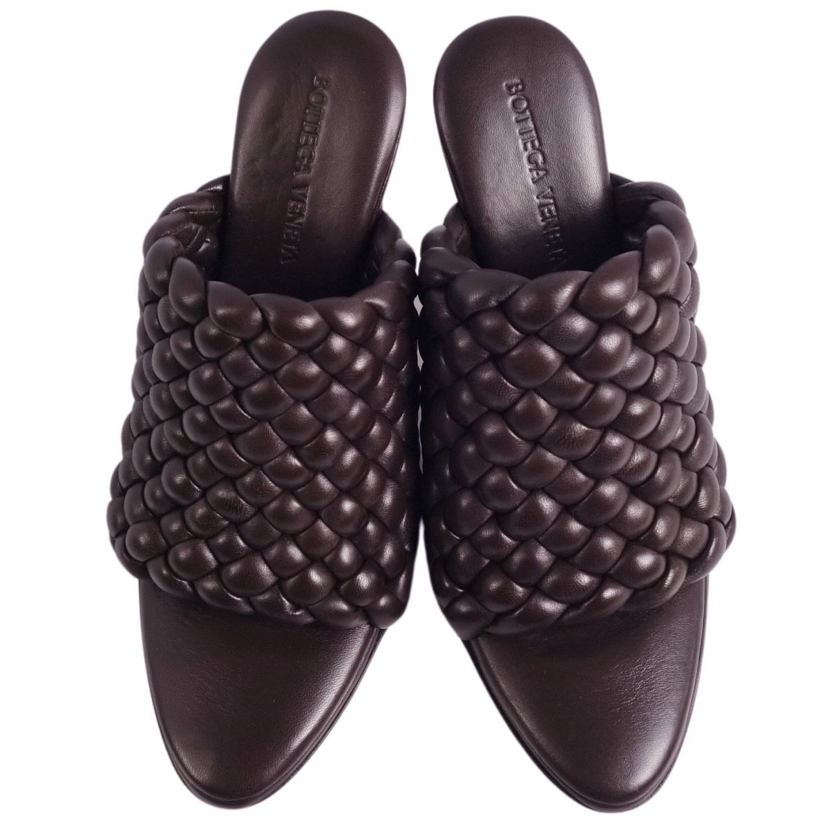 美品 ボッテガヴェネタ BOTTEGA VENETA サンダル ミュール イント  