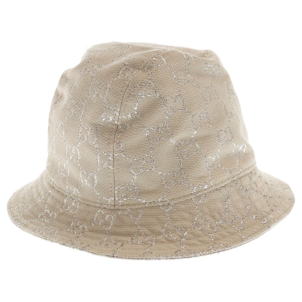 GUCCI キャップ ホワイト GGラメ M WMNS) Gucci GG Lam Baseball Hat 'White' 631953-3HK75-9060