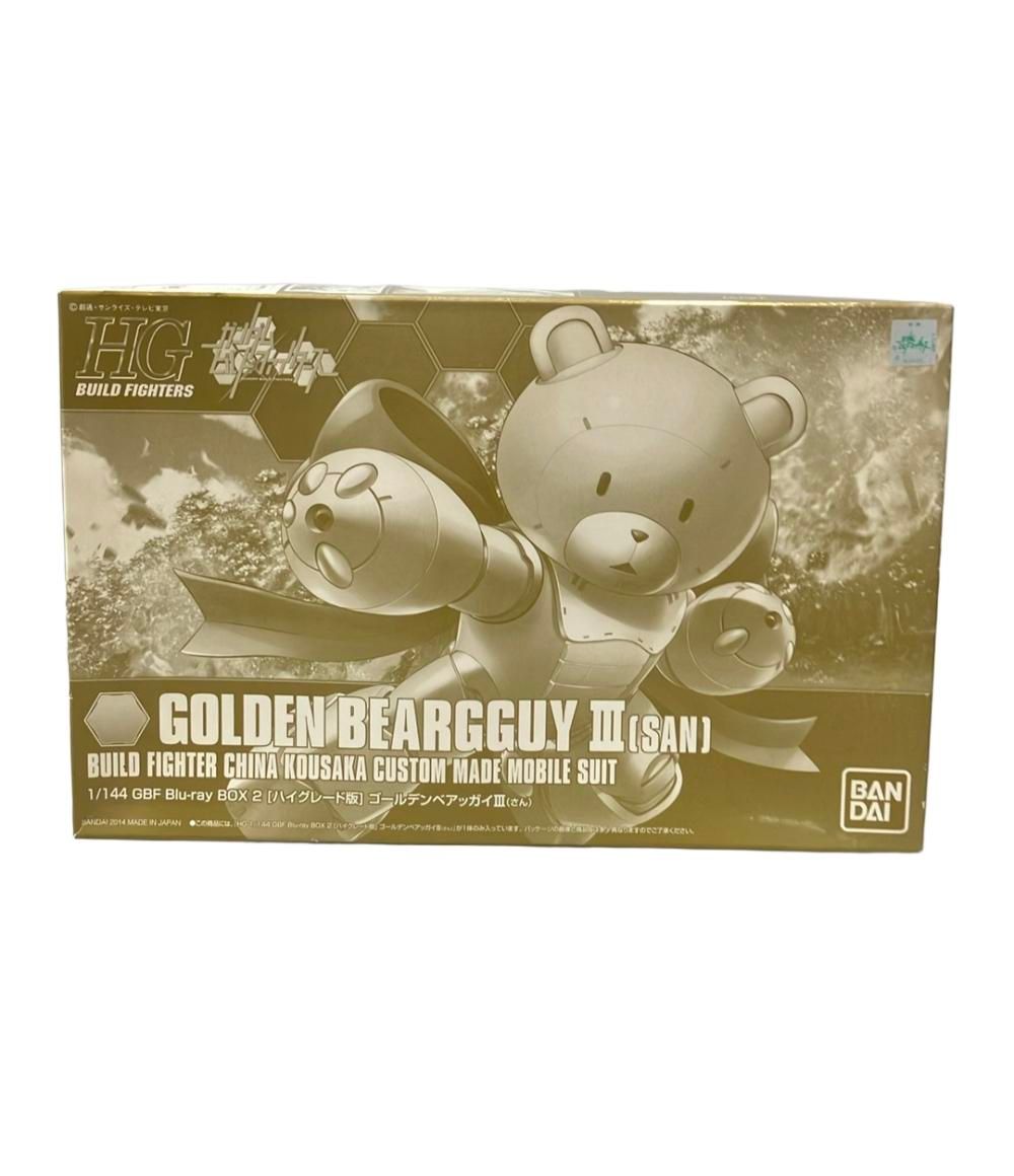 バンダイ ガンダムビルドファイターズ プラモデル ガンプラ HG GBF Blu-ray BOX2 ハイグレード版 ゴールデンベアッガイⅢ 1|144 BANDAI