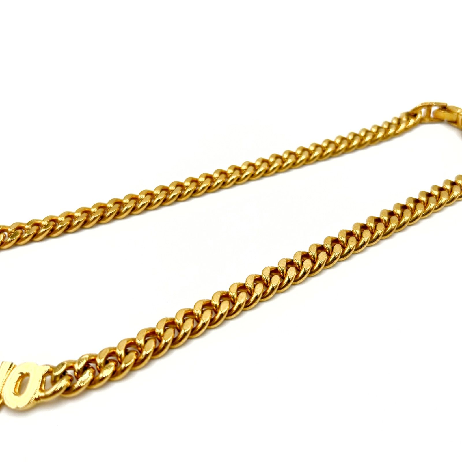 美品 MOSCHINO モスキーノ ネックレス チェーン 喜平