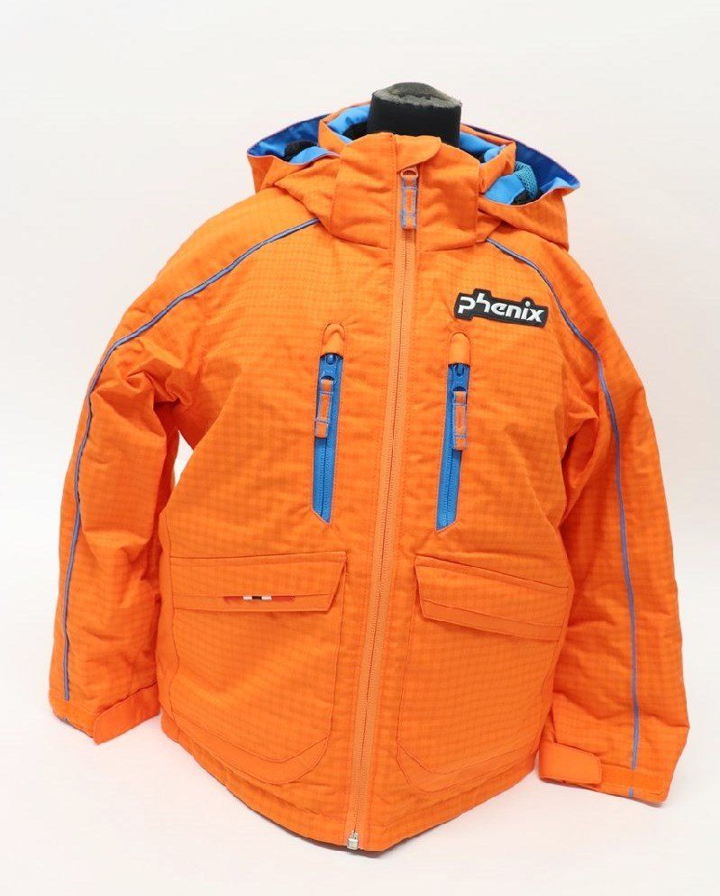 Phenix フェニックス ジュニア スキージャケット-パンツ 105-125cm オレンジ×ブルー ES4G22P80 R2509-148