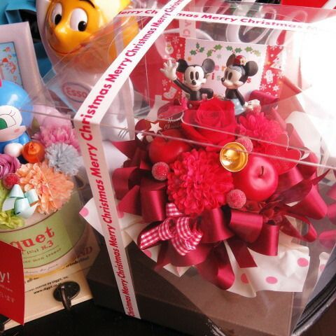 プリザーブドフラワー ケース付き