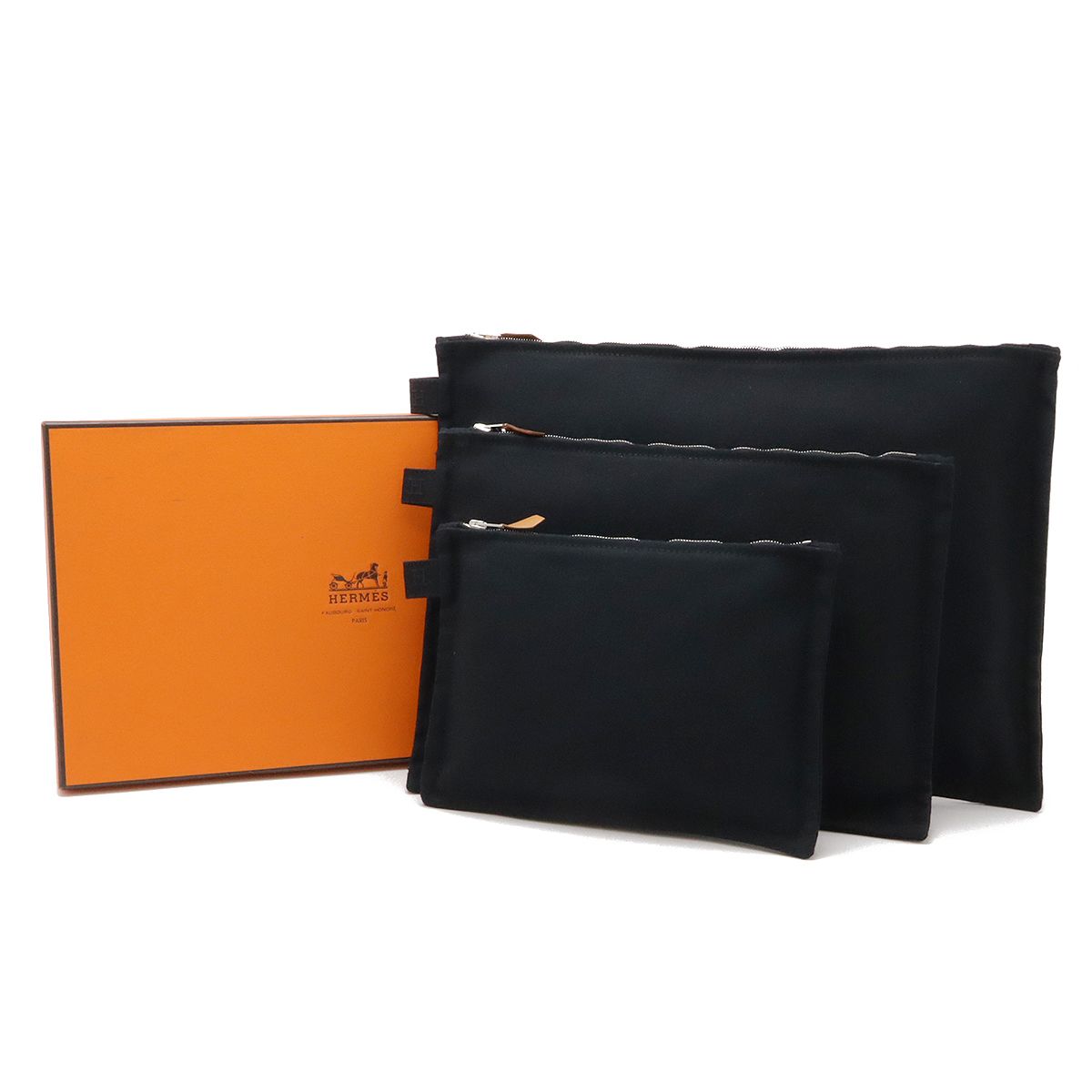 HERMES エルメス ボラボラ ポーチ 3点セット マルチポーチ 化粧