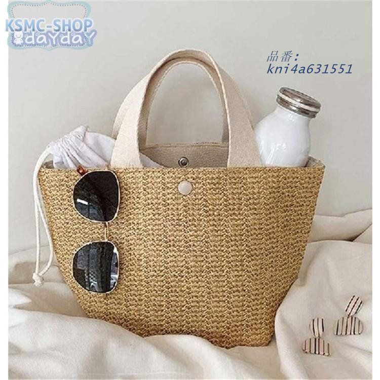 アニエスベーボヤージュ 刺繍 かごバック ブラウン アニエスベー