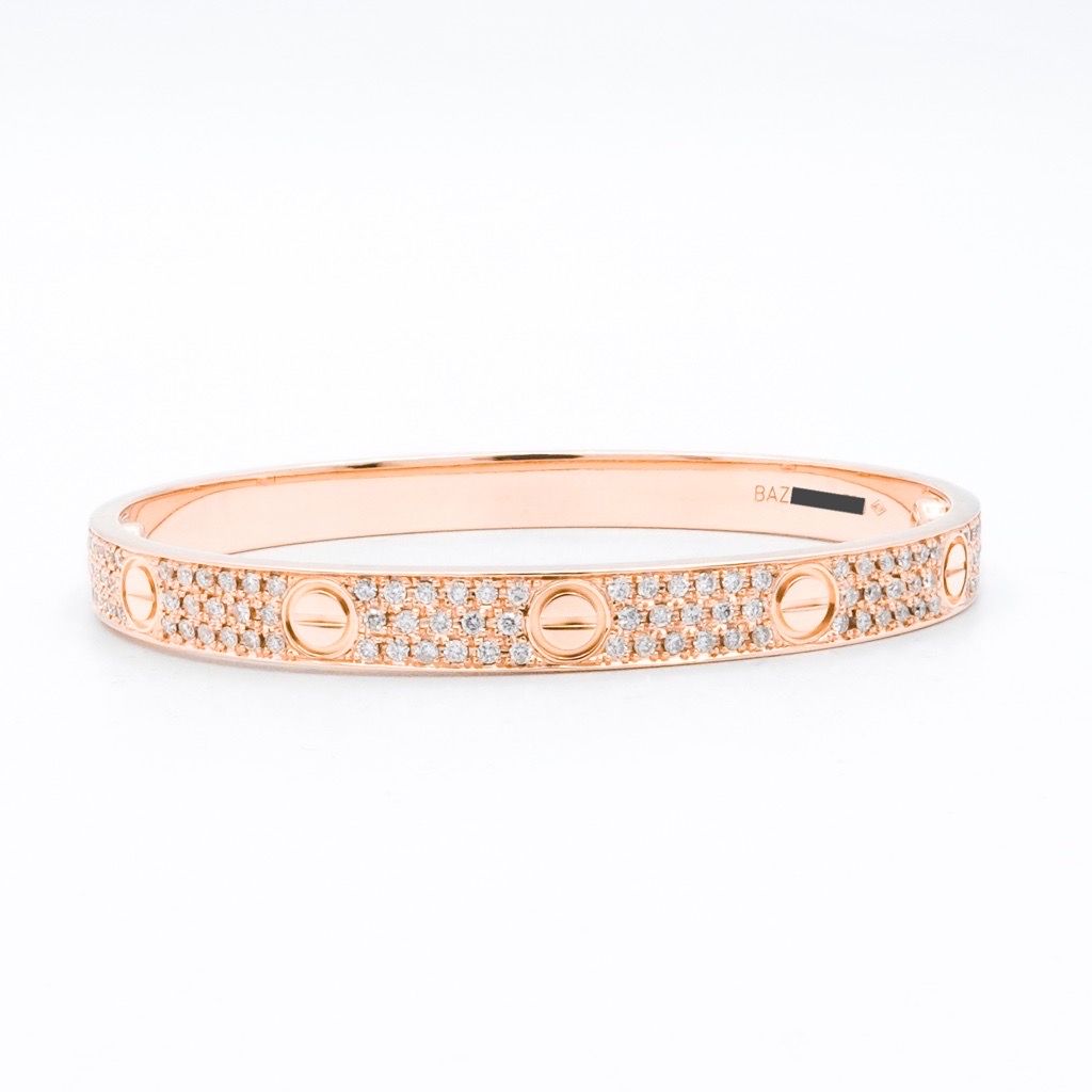 Cartier ラブブレス PG Cartier - 【仕上済】カルティエ ラブブレス #17 SM PG ダイヤ