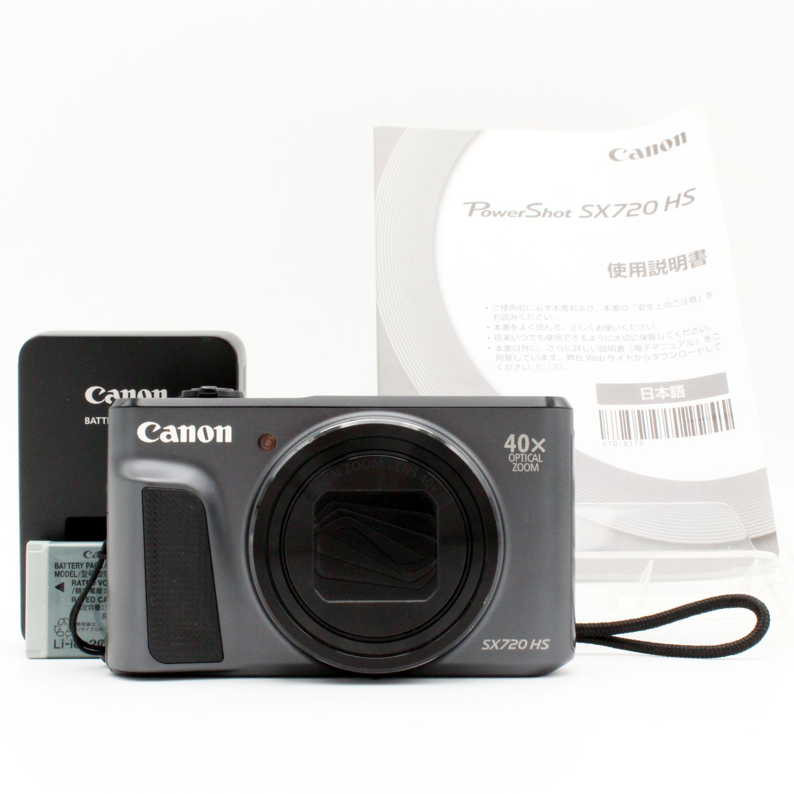 極上品】CANON PowerShot SX720 HS ブラック#6911