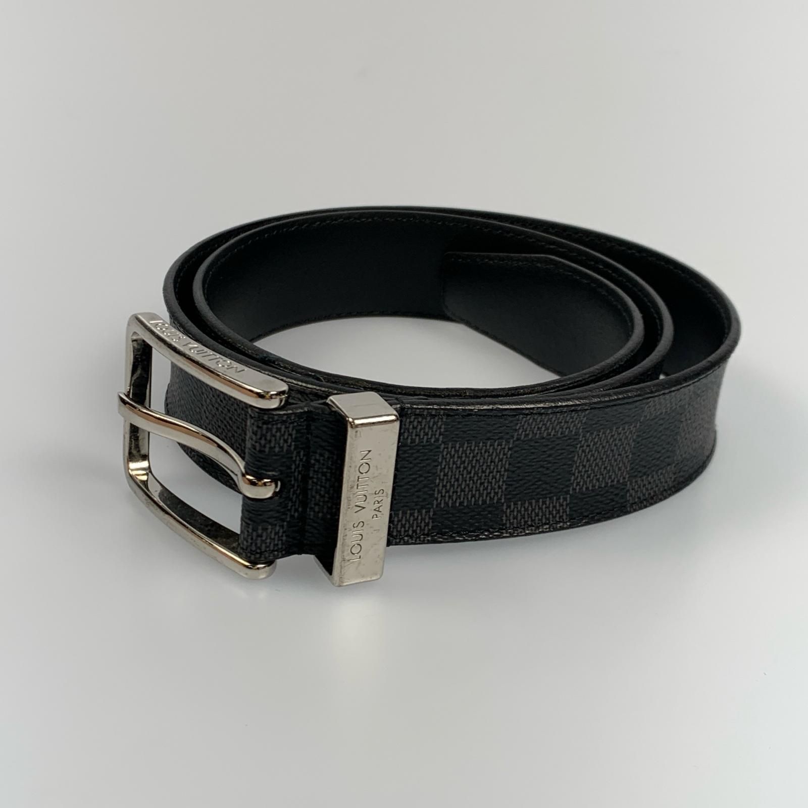 【姫路東店】  LOUIS VUITTON | ルイ・ヴィトン ベルト サンチュールポンヌフ M9402 ダミエ グラフィット ｻｲｽﾞ:90/35 【135】