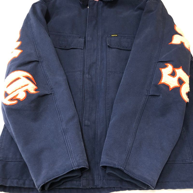 中古品】Supreme シュプリーム 25SS OLD ENGLISH CANVAS WORK