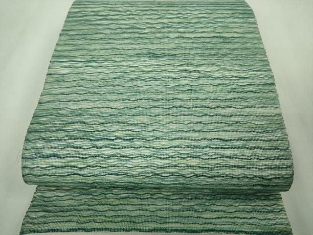 平和屋本店□希少 夏物 人間国宝 綴織 細見華岳 全通柄袋帯 涼風 共箱  