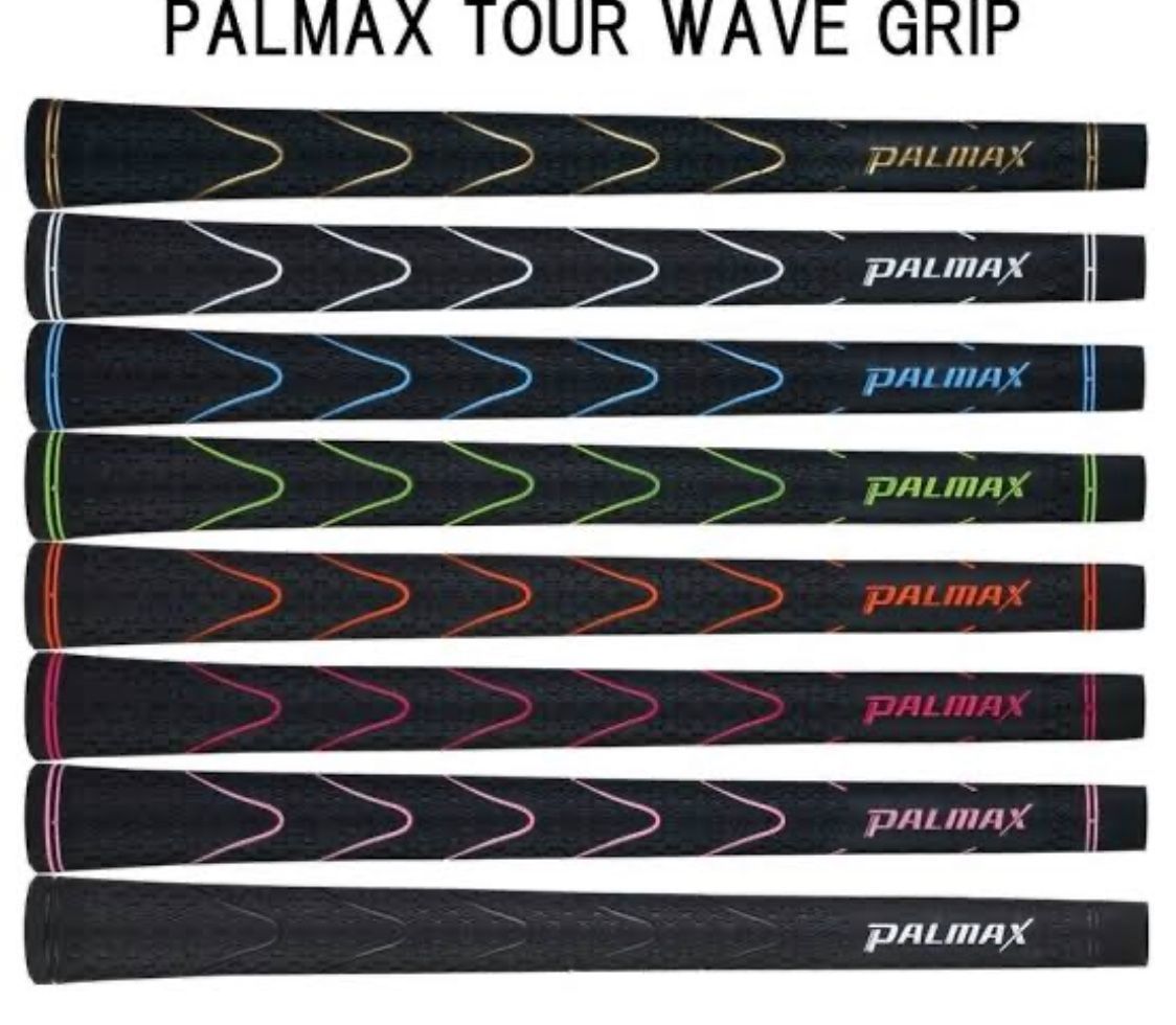 PALMAX TOUR WAVE  GRIP ホワイト 6本セット-0