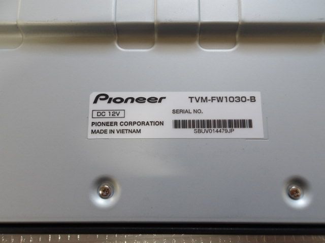 カロッツェリア フリップダウンモニター TVM-FW1030-B