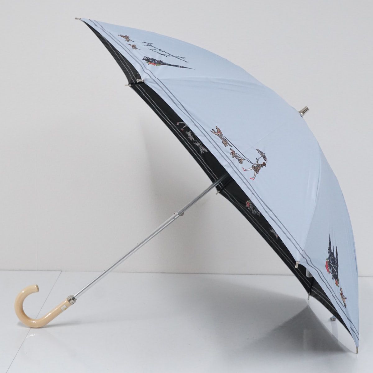 晴雨兼用日傘 Aquascutum アクアスキュータム USED美品 サマー