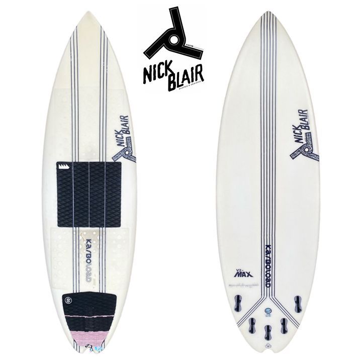 中古 サーフボード JOISTIK SURFBOARDS  ジョイスティック サーフボード ”V2MAX”カーボロード 5’11” 34.00CL FCS2 5FIN NICK BLAIR（ニック・ブレアー）JOISTIKのベストセラーモデル！