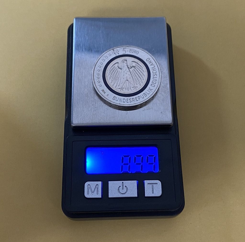 ドイツ連邦共和国　5ユーロ 銀貨　2016年ドイツ連邦銀行発行