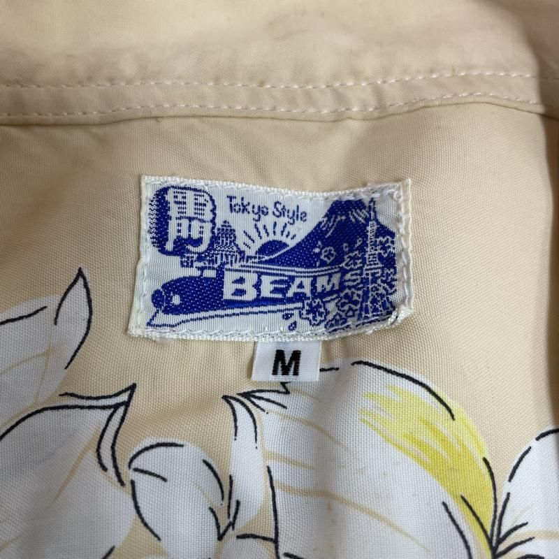 BEAMS 雷門　半袖 アロハシャ　2007年サンサーフ復刻モデル　S BEAMS 雷門 半袖 アロハシャ 2007年サンサーフ復刻モデル S