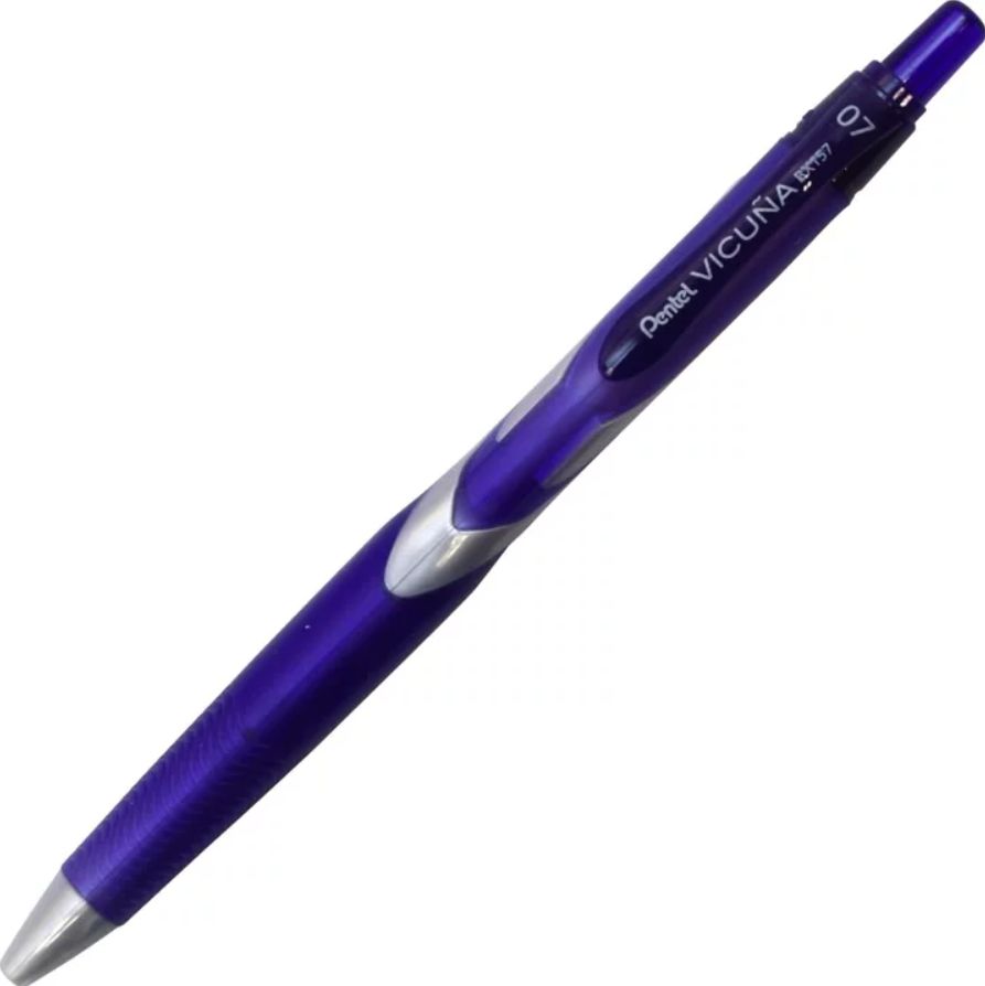 廃番品】ぺんてる 油性ボールペン VICUNA ビクーニャ ブルー0.7mm