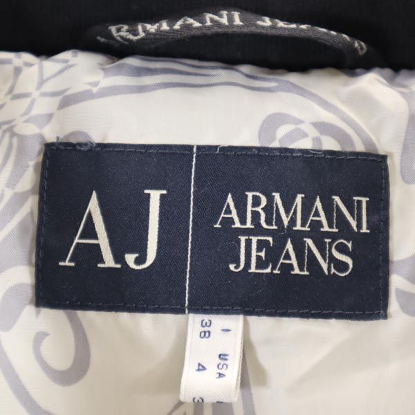 ARMANI JEANS - アルマーニジーンズ 長袖 中綿コート I 38 ブラック ARMANI JEANS 収納型フード レディース 楽天市場】古着 ARMANI JEANS アルマーニジーンズ 長袖 中綿