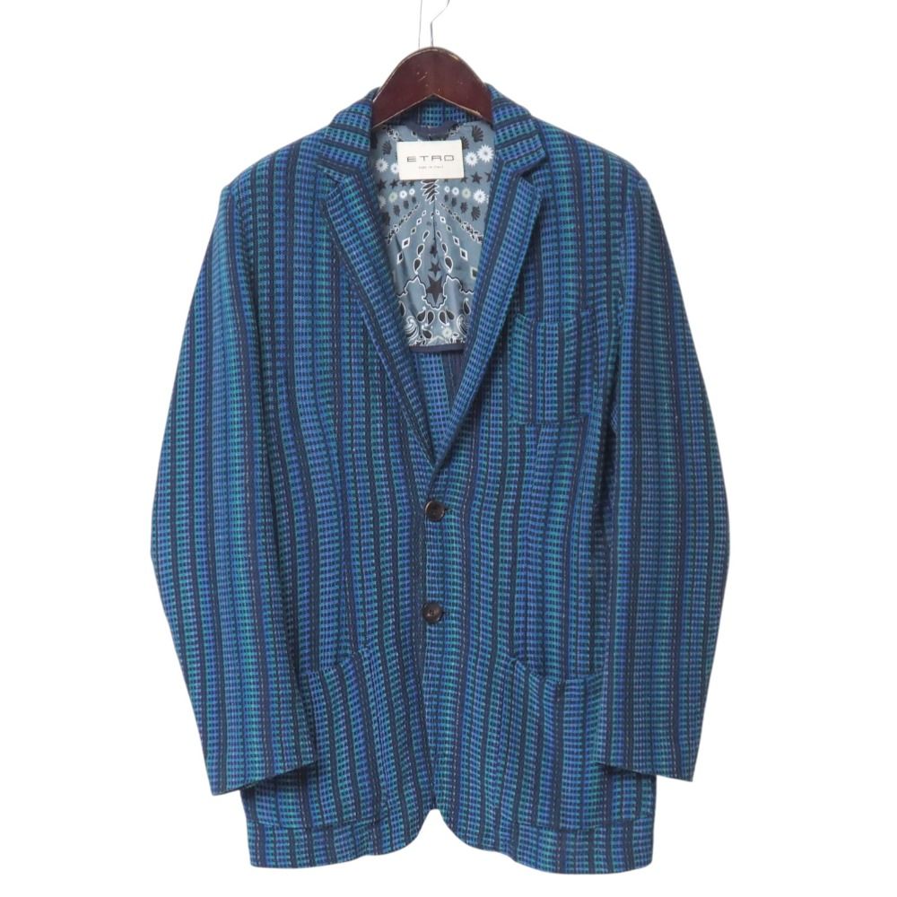 エトロ　ETRO テーラードジャケット ETRO - 極美品 エトロ ETRO ジャケット テーラードジャケット