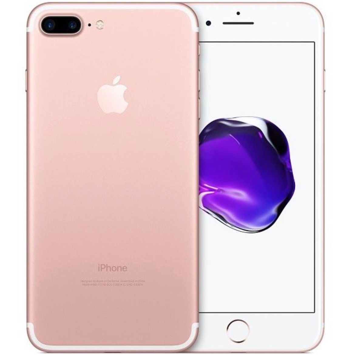 美品iPhone 7 Plus Rose Gold 128 GB SIMフリースマートフォン/携帯電話