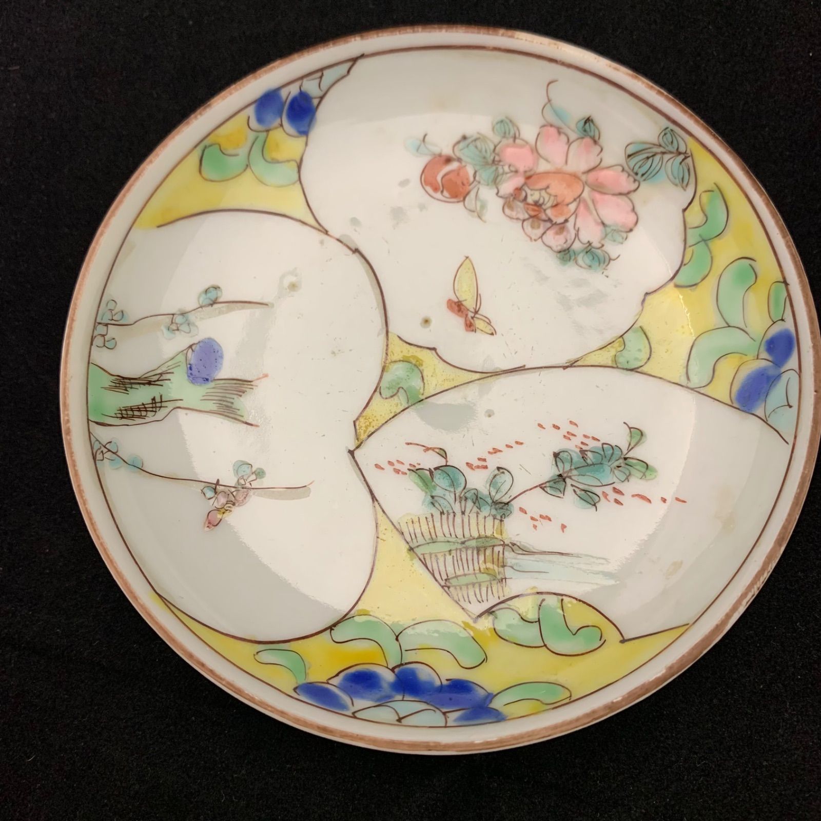 九谷焼 小皿 骨董 古美術 絵皿 4枚 - メルカリ