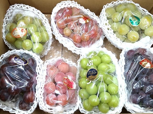 【安心の冷蔵便】岡山産　ぶどう食べ比べ（4～7種類）　ご家庭用　約4ｋｇ 安心の冷蔵便】岡山産 ぶどう食べ比べ（4～7種類） ご家庭用 約