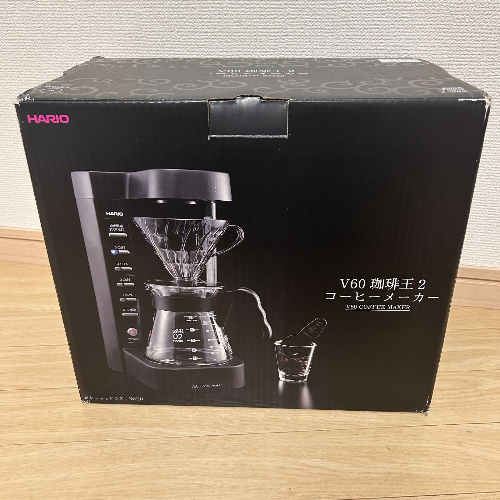 HARIO (ハリオ) V60 珈琲王2 コーヒーメーカー EVCM2-5TB-AZ - メルカリ